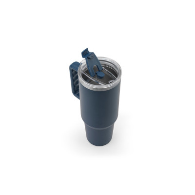 JOYNER XL. Large stainless steel travel cup (91 recycled) with vacuum insulated double wall and a matt finish 1300 mL